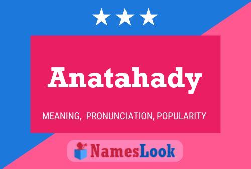 ملصق اسم Anatahady