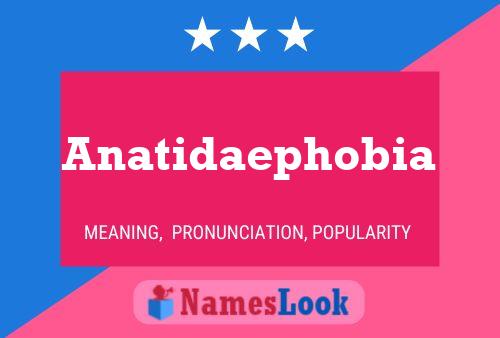 ملصق اسم Anatidaephobia