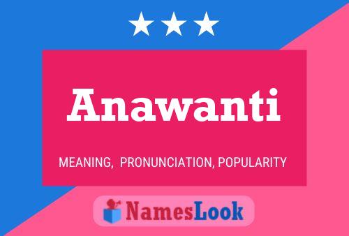 ملصق اسم Anawanti