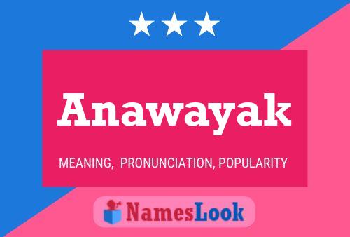 ملصق اسم Anawayak