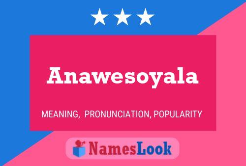 ملصق اسم Anawesoyala