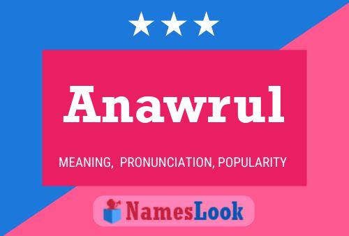 ملصق اسم Anawrul