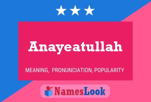 ملصق اسم Anayeatullah