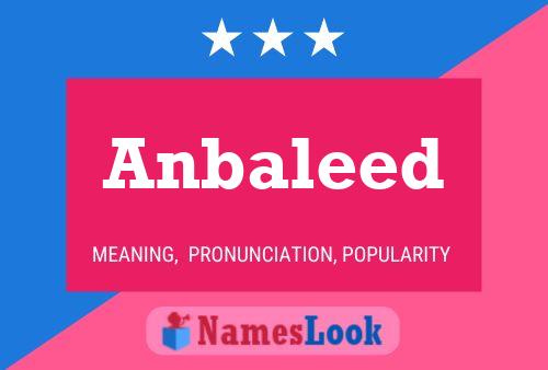 ملصق اسم Anbaleed