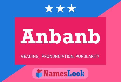 ملصق اسم Anbanb