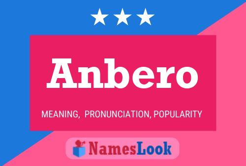 ملصق اسم Anbero