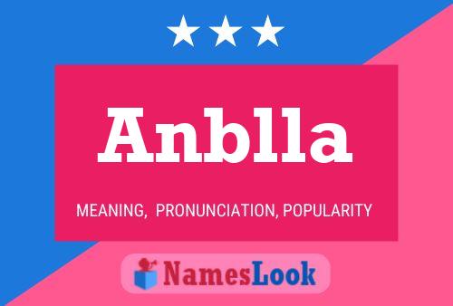 ملصق اسم Anblla