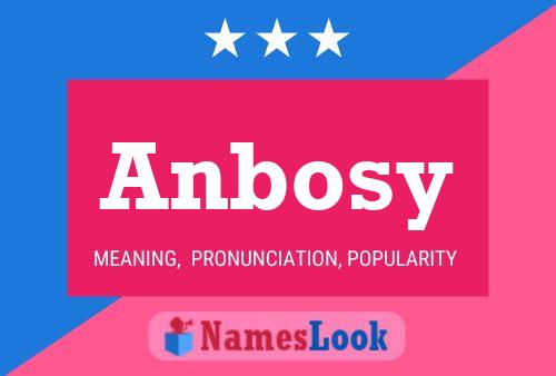 ملصق اسم Anbosy