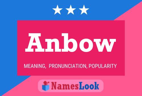 ملصق اسم Anbow