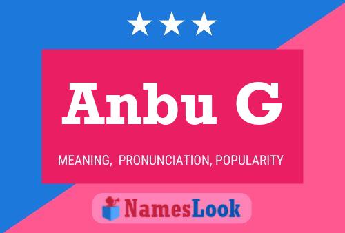 ملصق اسم Anbu G