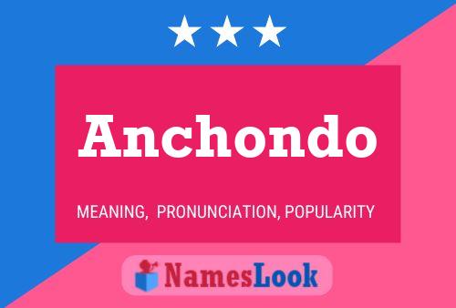 ملصق اسم Anchondo