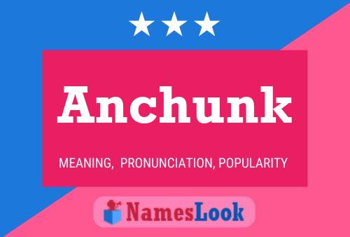 ملصق اسم Anchunk