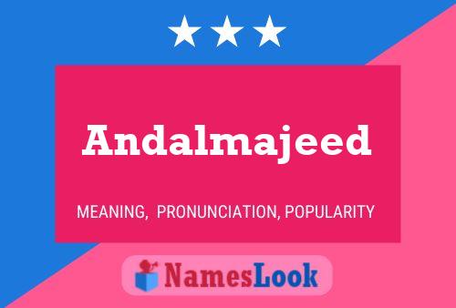 ملصق اسم Andalmajeed