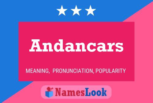 ملصق اسم Andancars