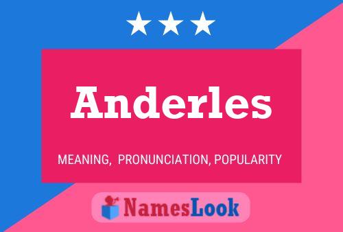 ملصق اسم Anderles