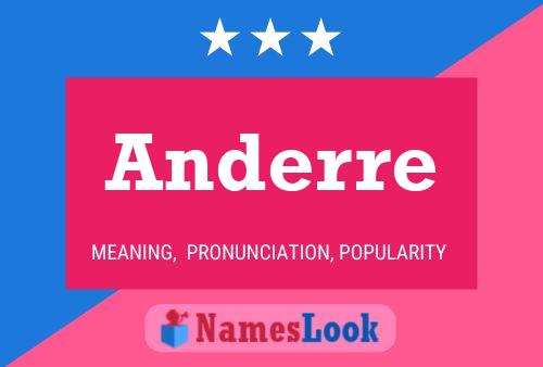 ملصق اسم Anderre