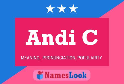 ملصق اسم Andi C