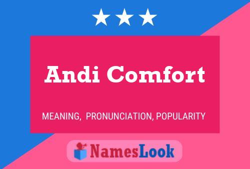 ملصق اسم Andi Comfort