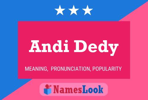 ملصق اسم Andi Dedy