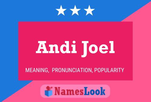 ملصق اسم Andi Joel