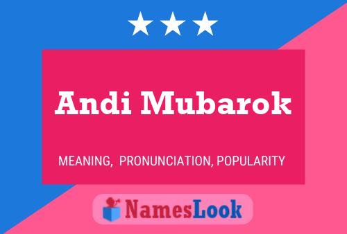 ملصق اسم Andi Mubarok