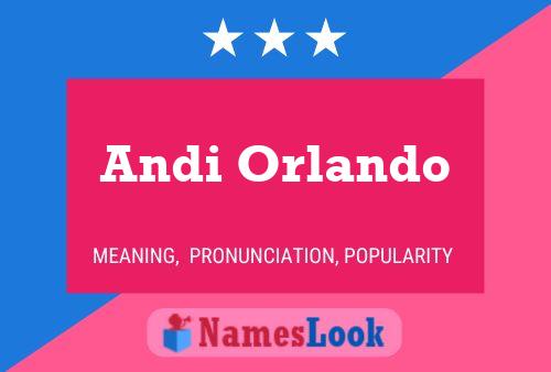 ملصق اسم Andi Orlando