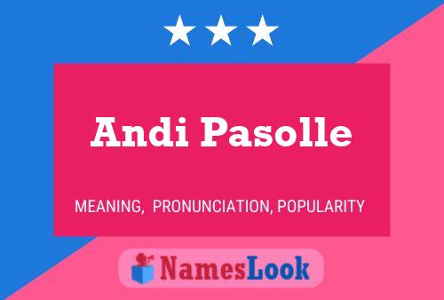 ملصق اسم Andi Pasolle