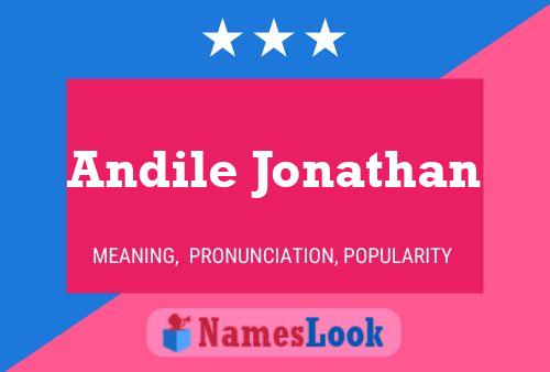 ملصق اسم Andile Jonathan