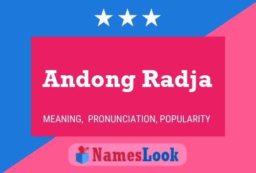 ملصق اسم Andong Radja