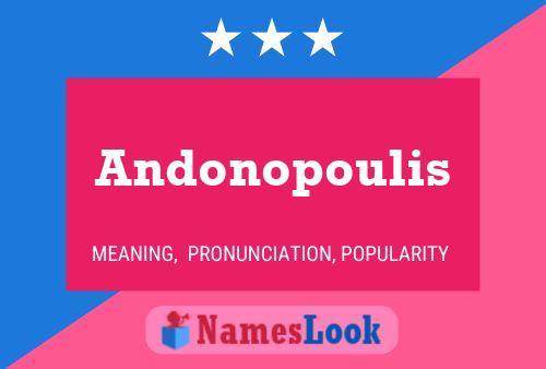 ملصق اسم Andonopoulis