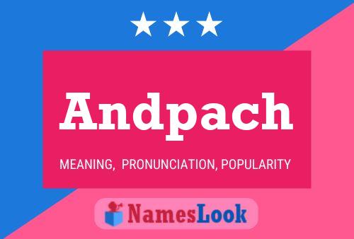 ملصق اسم Andpach