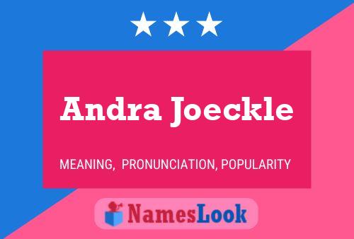 ملصق اسم Andra Joeckle