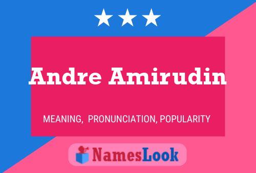 ملصق اسم Andre Amirudin