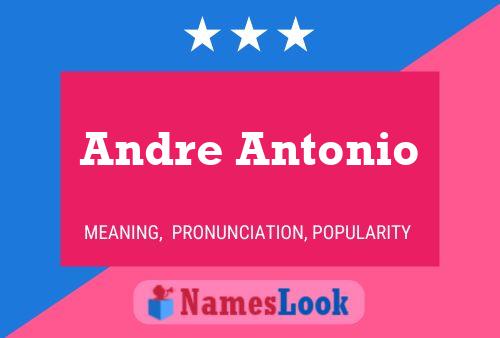 ملصق اسم Andre Antonio