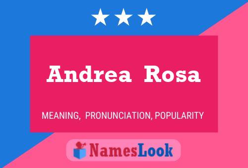 ملصق اسم Andrea  Rosa