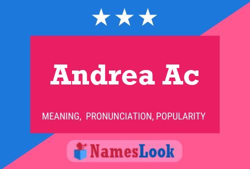 ملصق اسم Andrea Ac