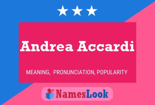 ملصق اسم Andrea Accardi