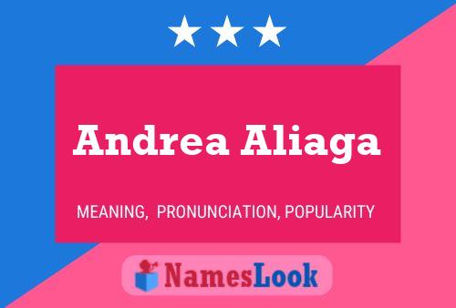 ملصق اسم Andrea Aliaga