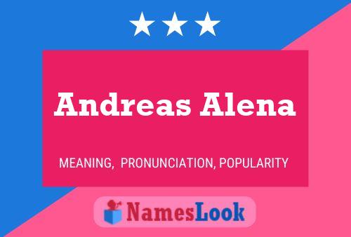 ملصق اسم Andreas Alena