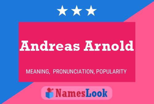 ملصق اسم Andreas Arnold