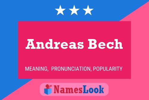 ملصق اسم Andreas Bech