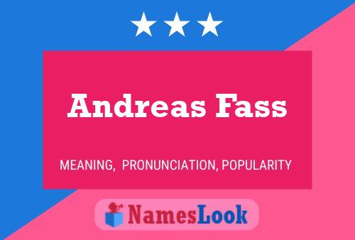 ملصق اسم Andreas Fass