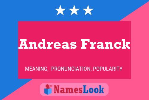 ملصق اسم Andreas Franck