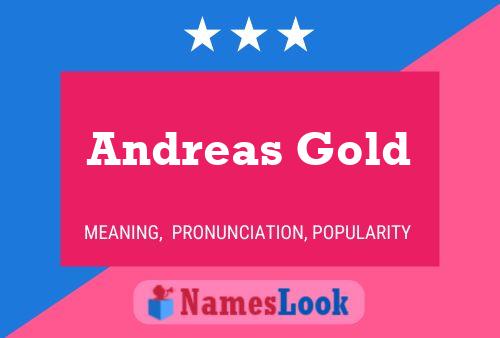 ملصق اسم Andreas Gold