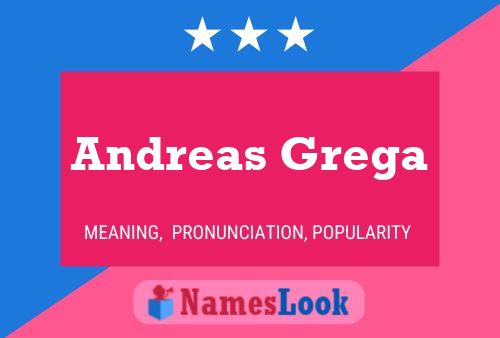 ملصق اسم Andreas Grega