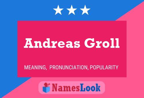 ملصق اسم Andreas Groll