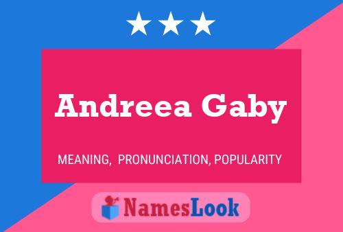 ملصق اسم Andreea Gaby