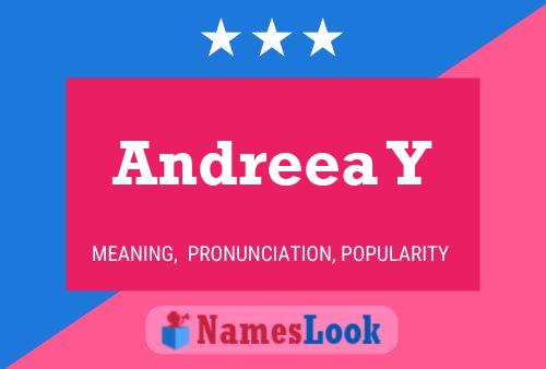 ملصق اسم Andreea Y