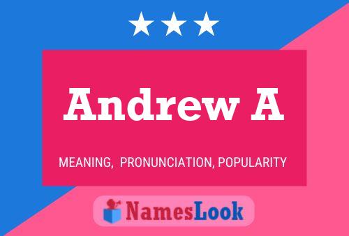 ملصق اسم Andrew A