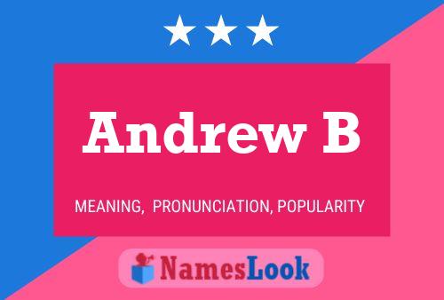 ملصق اسم Andrew B